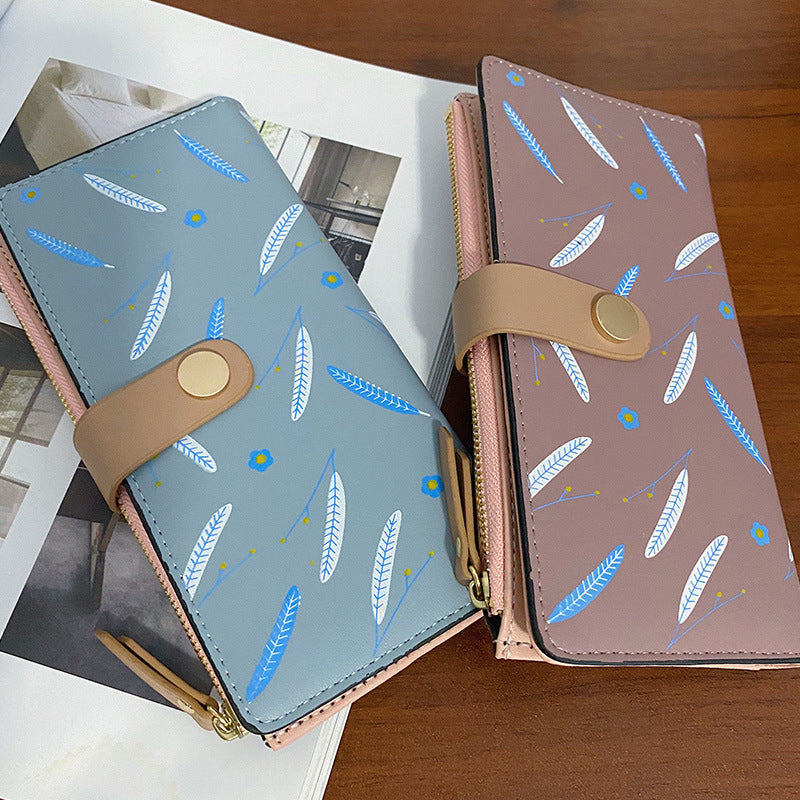 New ladies purse casual long clasp ladies purse