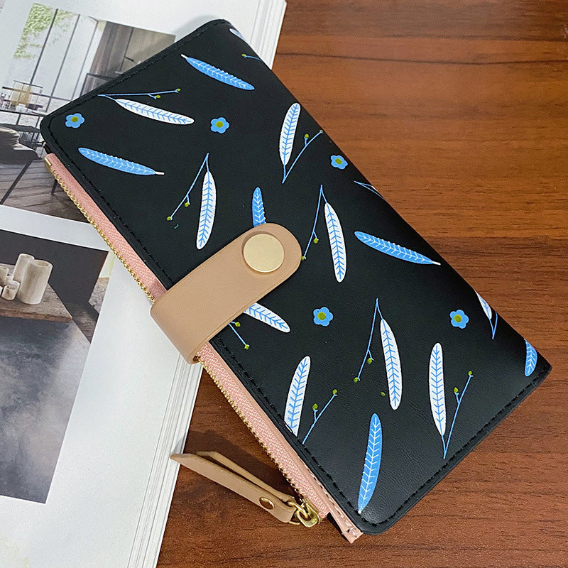 New ladies purse casual long clasp ladies purse